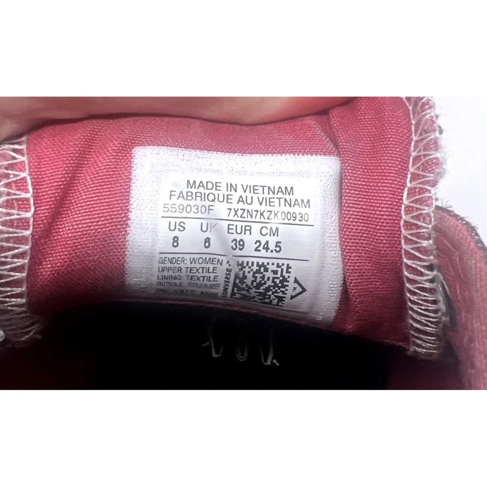 Converse CT All Star Madison Women's 8 Low Top 559030F Burgundy Sneakers Aggies